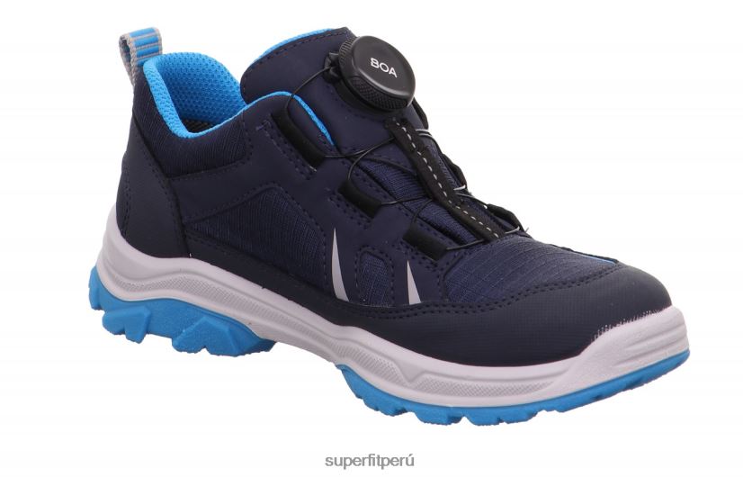 educación física Superfit niños pequeños jupiter - zapatillas bajas con sistema boa fit azul/turquesa V06L24891 zapatillas bajas