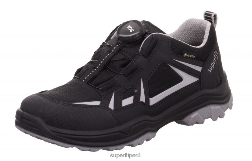 educación física Superfit niños pequeños jupiter - zapatillas bajas con sistema boa fit negro/gris claro V06L24889 zapatillas bajas