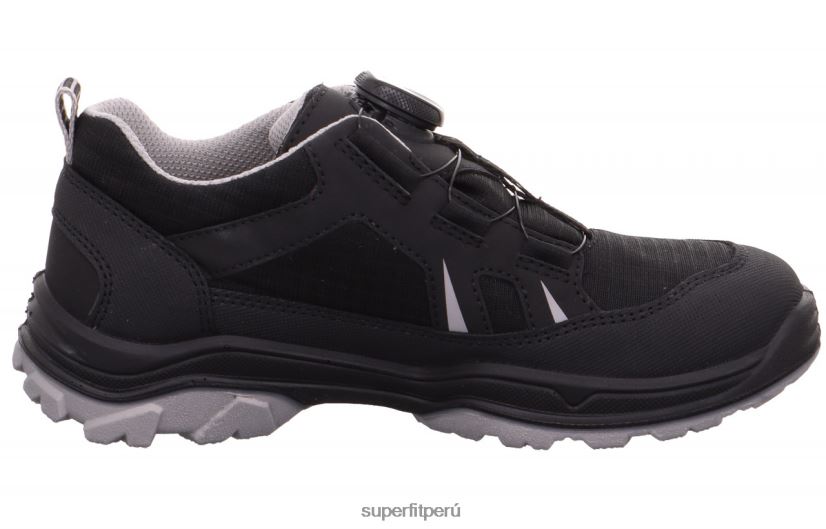 educación física Superfit niños pequeños jupiter - zapatillas bajas con sistema boa fit negro/gris claro V06L24889 zapatillas bajas