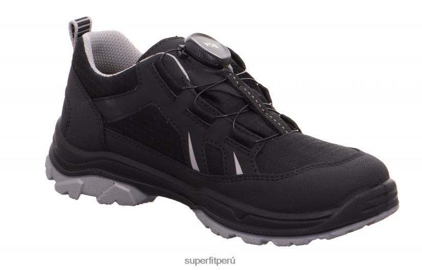 educación física Superfit niños pequeños jupiter - zapatillas bajas con sistema boa fit negro/gris claro V06L24889 zapatillas bajas