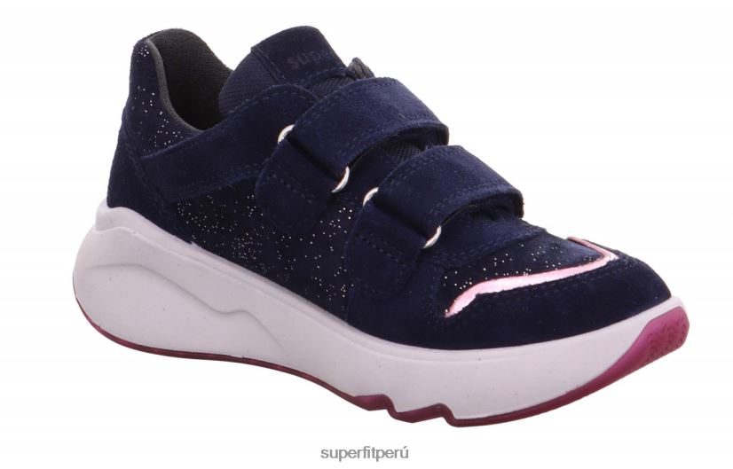 educación física Superfit niños pequeños melody - zapatillas bajas con cierre de velcro azul V06L24861 zapatillas bajas