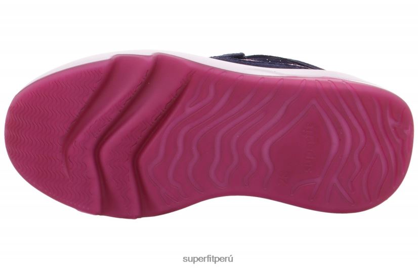 educación física Superfit niños pequeños melody - zapatillas bajas con cierre de velcro azul V06L24861 zapatillas bajas