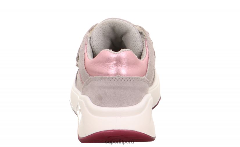 educación física Superfit niños pequeños melody - zapatillas bajas con cierre de velcro gris claro/rosa V06L24776 zapatillas bajas