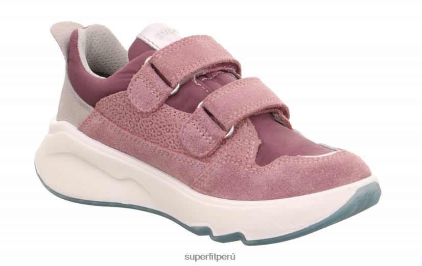 educación física Superfit niños pequeños melody - zapatillas bajas con cierre de velcro morado/gris V06L24790 zapatillas bajas