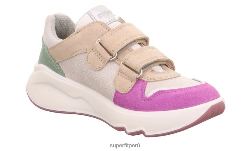 educación física Superfit niños pequeños melody - zapatillas bajas con cierre de velcro multicolor V06L24782 zapatillas bajas
