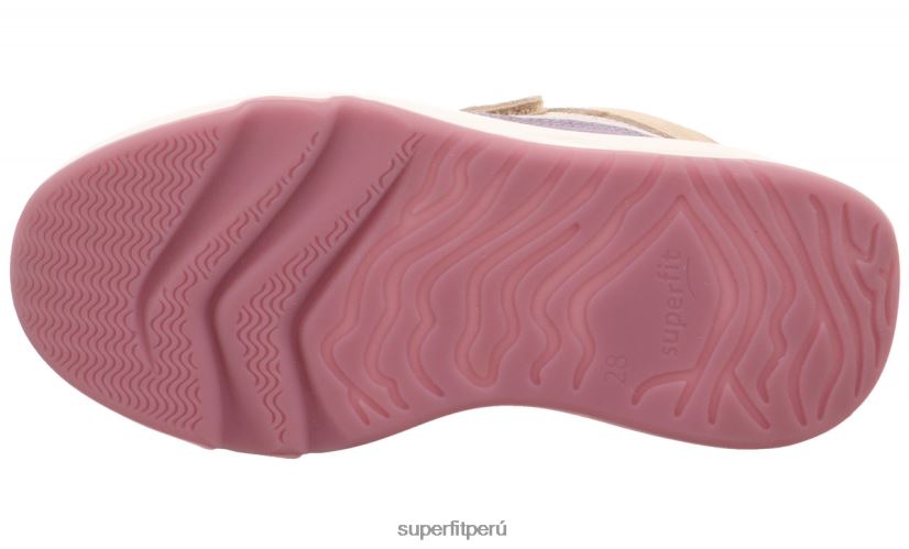 educación física Superfit niños pequeños melody - zapatillas bajas con cierre de velcro multicolor V06L24782 zapatillas bajas