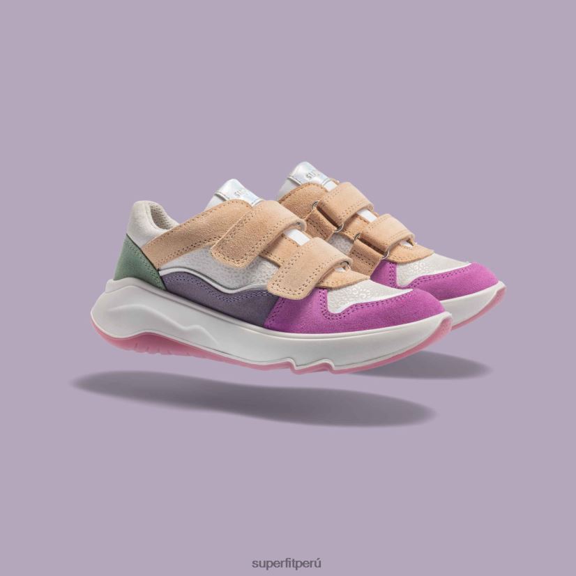 educación física Superfit niños pequeños melody - zapatillas bajas con cierre de velcro multicolor V06L24782 zapatillas bajas