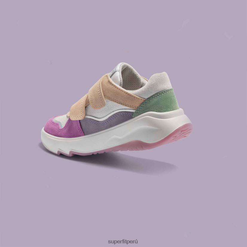educación física Superfit niños pequeños melody - zapatillas bajas con cierre de velcro multicolor V06L24782 zapatillas bajas