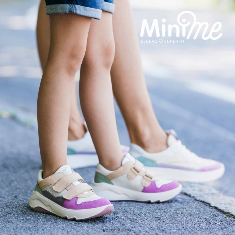 educación física Superfit niños pequeños melody - zapatillas bajas con cierre de velcro multicolor V06L24782 zapatillas bajas