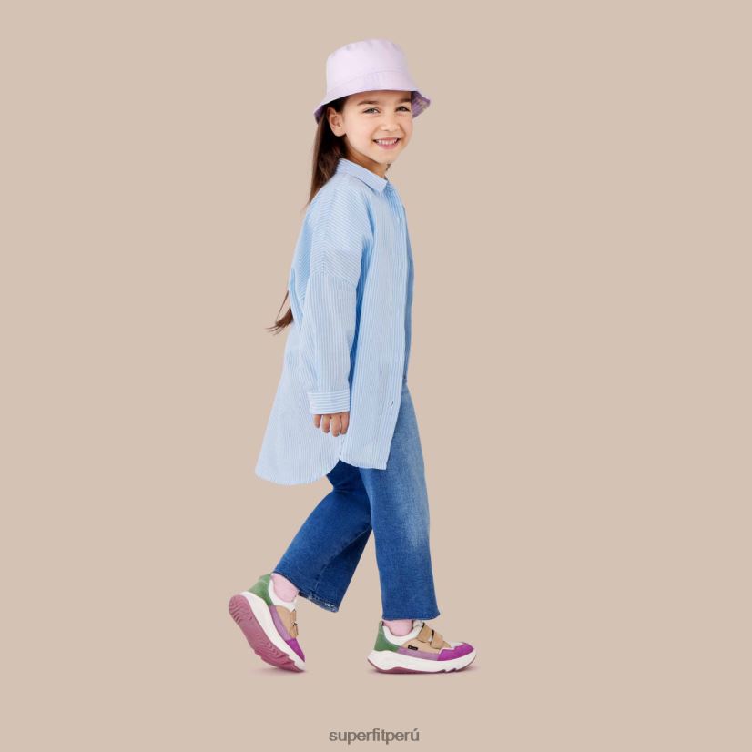 educación física Superfit niños pequeños melody - zapatillas bajas con cierre de velcro multicolor V06L24819 zapatillas bajas