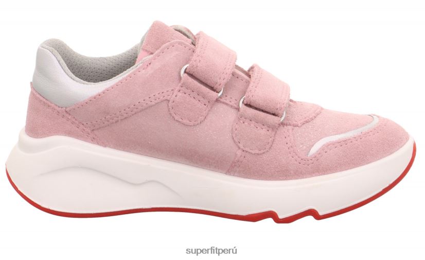 educación física Superfit niños pequeños melody - zapatillas bajas con cierre de velcro rosa/gris claro V06L24814 zapatillas bajas