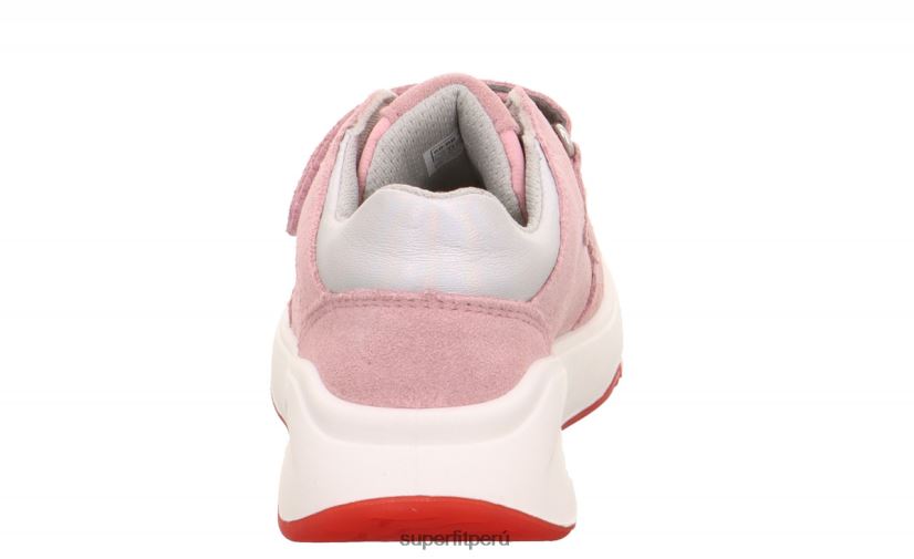 educación física Superfit niños pequeños melody - zapatillas bajas con cierre de velcro rosa/gris claro V06L24814 zapatillas bajas