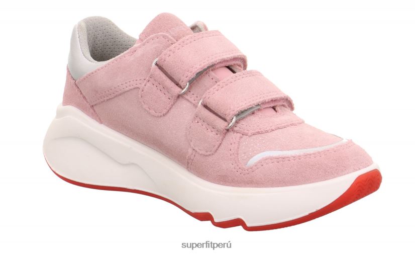 educación física Superfit niños pequeños melody - zapatillas bajas con cierre de velcro rosa/gris claro V06L24814 zapatillas bajas