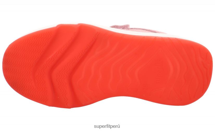 educación física Superfit niños pequeños melody - zapatillas bajas con cierre de velcro rosa/gris claro V06L24814 zapatillas bajas