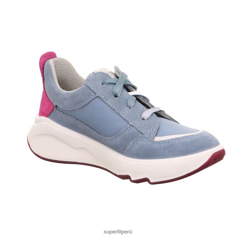 educación física Superfit niños pequeños melody - zapatillas bajas con cremallera azul V06L24825 zapatillas bajas