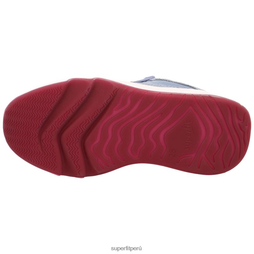 educación física Superfit niños pequeños melody - zapatillas bajas con cremallera azul V06L24825 zapatillas bajas
