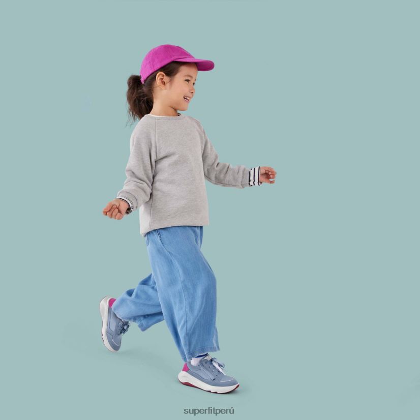 educación física Superfit niños pequeños melody - zapatillas bajas con cremallera azul V06L24825 zapatillas bajas