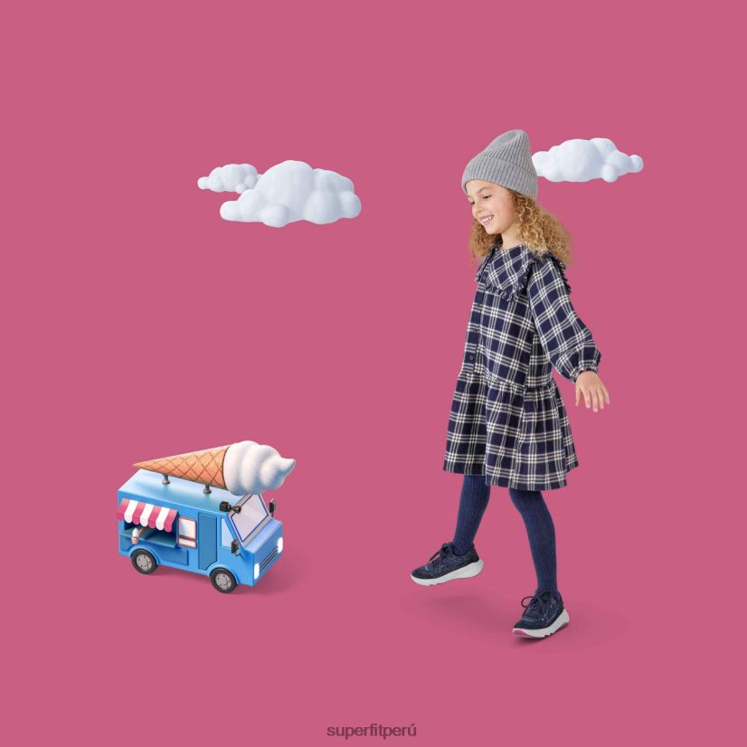 educación física Superfit niños pequeños melody - zapatillas bajas con cremallera azul V06L24848 zapatillas bajas