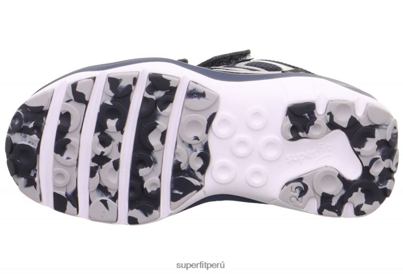 educación física Superfit niños pequeños sport5 - zapatillas bajas con cierre de velcro azul/gris claro V06L24833 zapatillas bajas