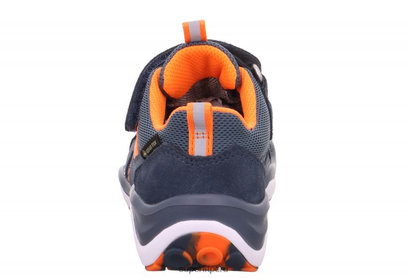 educación física Superfit niños pequeños sport5 - zapatillas bajas con cierre de velcro azul/naranja V06L24771 zapatillas bajas