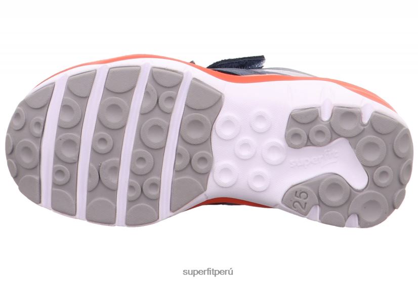 educación física Superfit niños pequeños sport5 - zapatillas bajas con cierre de velcro azul rojo V06L24808 zapatillas bajas