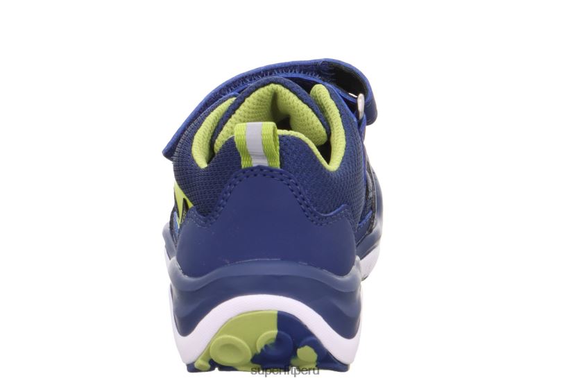 educación física Superfit niños pequeños sport5 - zapatillas bajas con cierre de velcro azul/verde claro V06L24807 zapatillas bajas