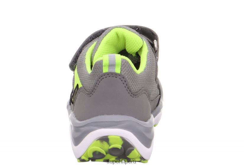 educación física Superfit niños pequeños sport5 - zapatillas bajas con cierre de velcro gris claro/amarillo V06L24780 zapatillas bajas