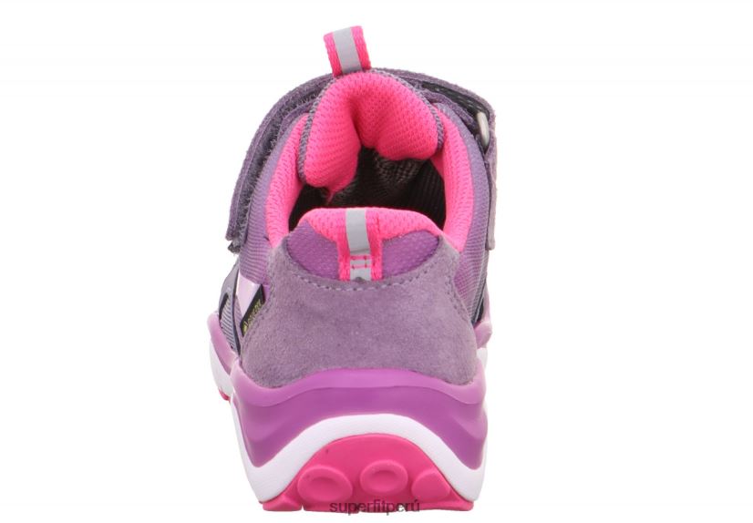 educación física Superfit niños pequeños sport5 - zapatillas bajas con cierre de velcro morado/rosa V06L24783 zapatillas bajas