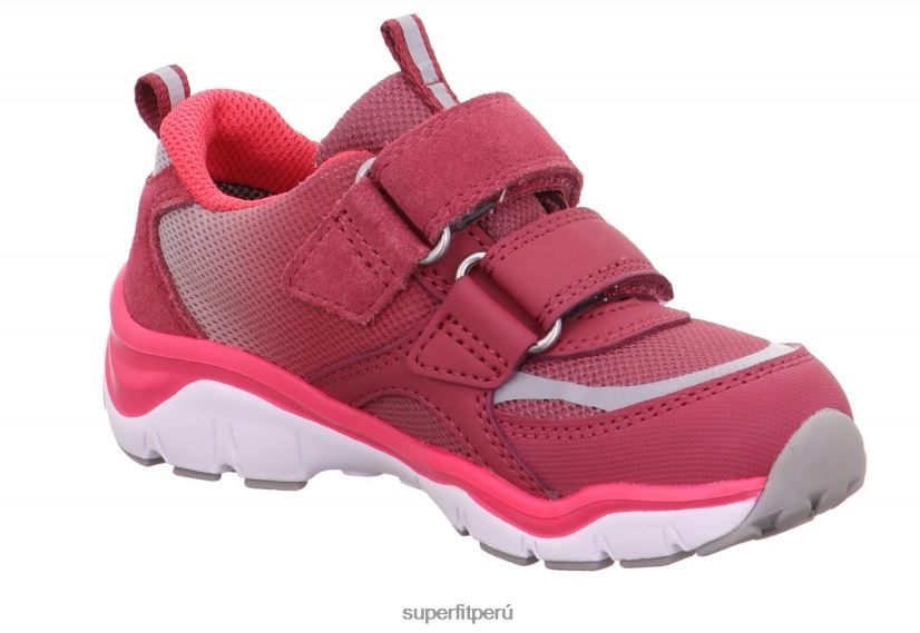 educación física Superfit niños pequeños sport5 - zapatillas bajas con cierre de velcro rosa V06L24792 zapatillas bajas