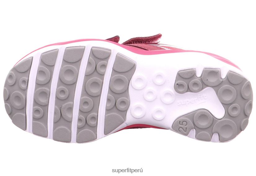 educación física Superfit niños pequeños sport5 - zapatillas bajas con cierre de velcro rosa V06L24792 zapatillas bajas
