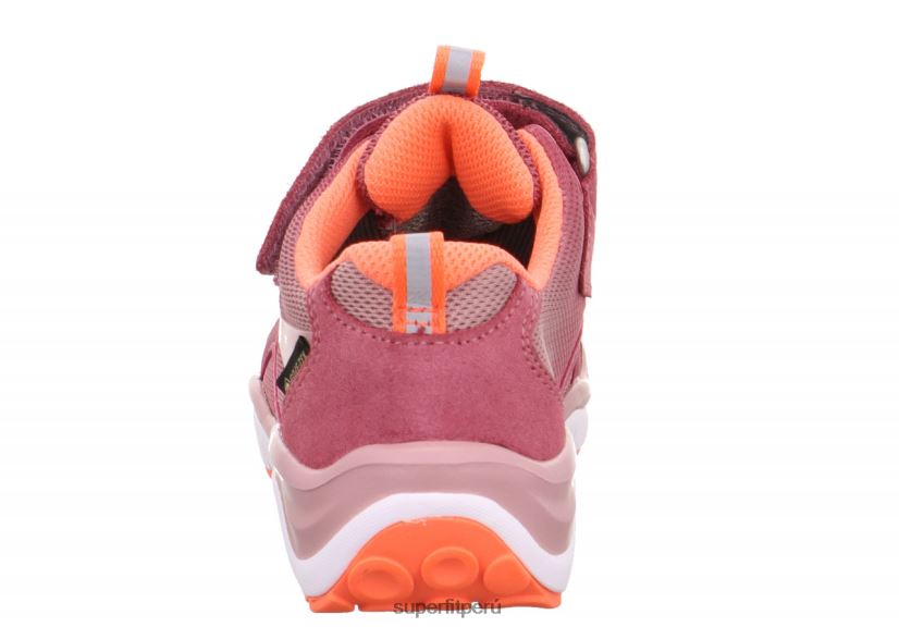 educación física Superfit niños pequeños sport5 - zapatillas bajas con cierre de velcro rosa/naranja V06L24773 zapatillas bajas