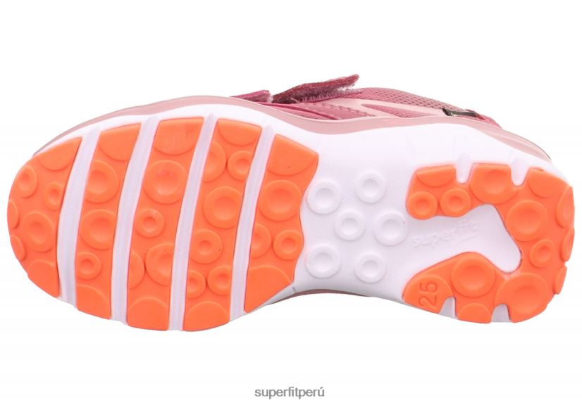 educación física Superfit niños pequeños sport5 - zapatillas bajas con cierre de velcro rosa/naranja V06L24773 zapatillas bajas