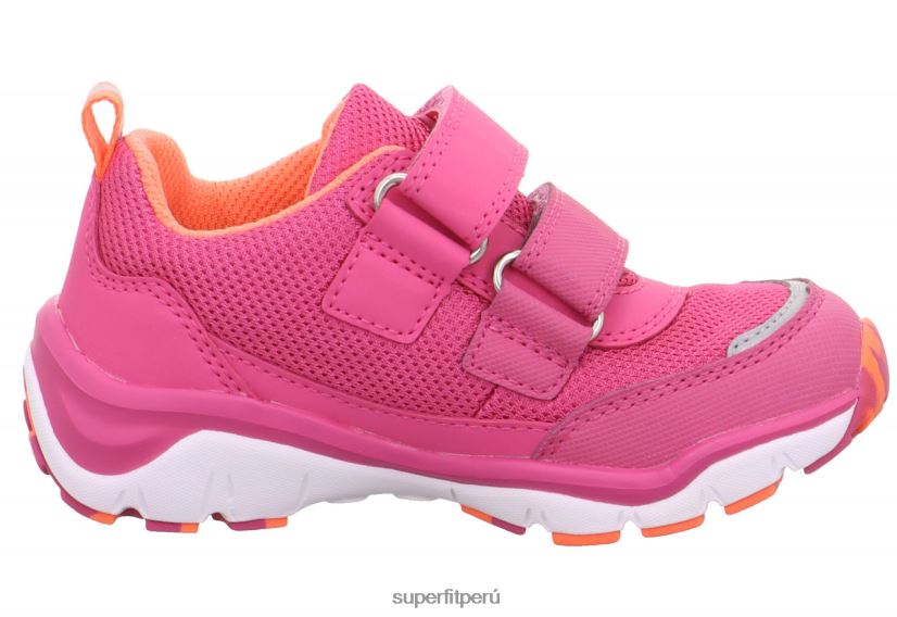 educación física Superfit niños pequeños sport5 - zapatillas bajas con cierre de velcro rosa/naranja V06L24828 zapatillas bajas