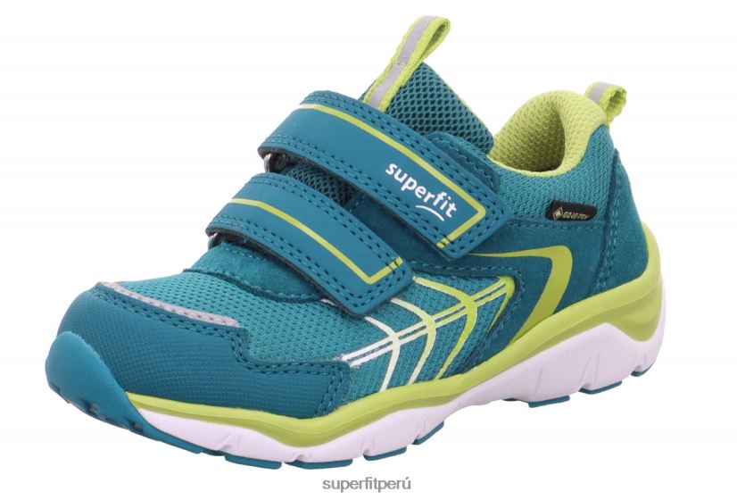 educación física Superfit niños pequeños sport5 - zapatillas bajas con cierre de velcro verde/verde claro V06L24789 zapatillas bajas