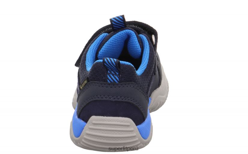 educación física Superfit niños pequeños storm - zapatillas bajas con cierre de velcro azul V06L24817 zapatillas bajas