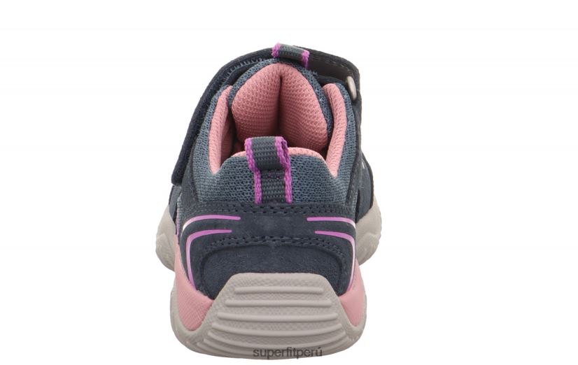 educación física Superfit niños pequeños storm - zapatillas bajas con cierre de velcro azul púrpura V06L24788 zapatillas bajas