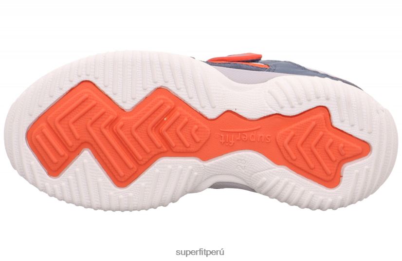 educación física Superfit niños pequeños storm - zapatillas bajas con cierre de velcro azul rojo V06L24824 zapatillas bajas