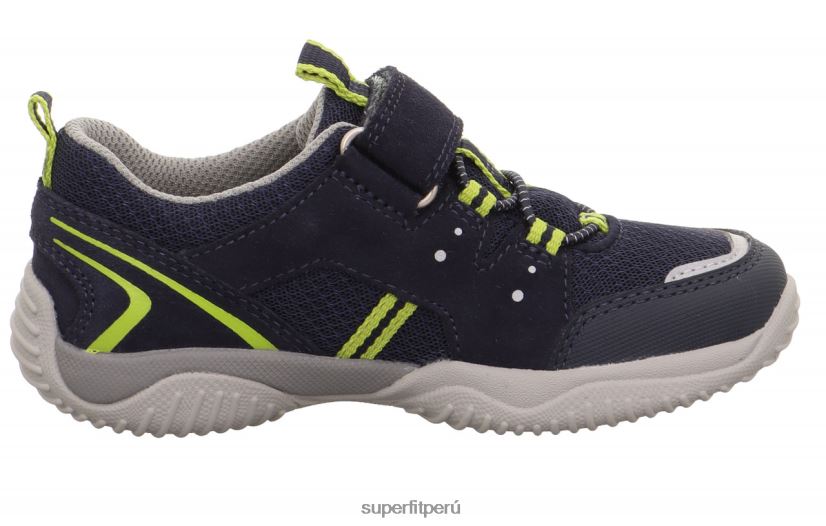 educación física Superfit niños pequeños storm - zapatillas bajas con cierre de velcro azul/verde claro V06L24796 zapatillas bajas