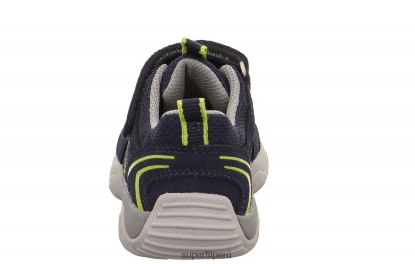 educación física Superfit niños pequeños storm - zapatillas bajas con cierre de velcro azul/verde claro V06L24796 zapatillas bajas
