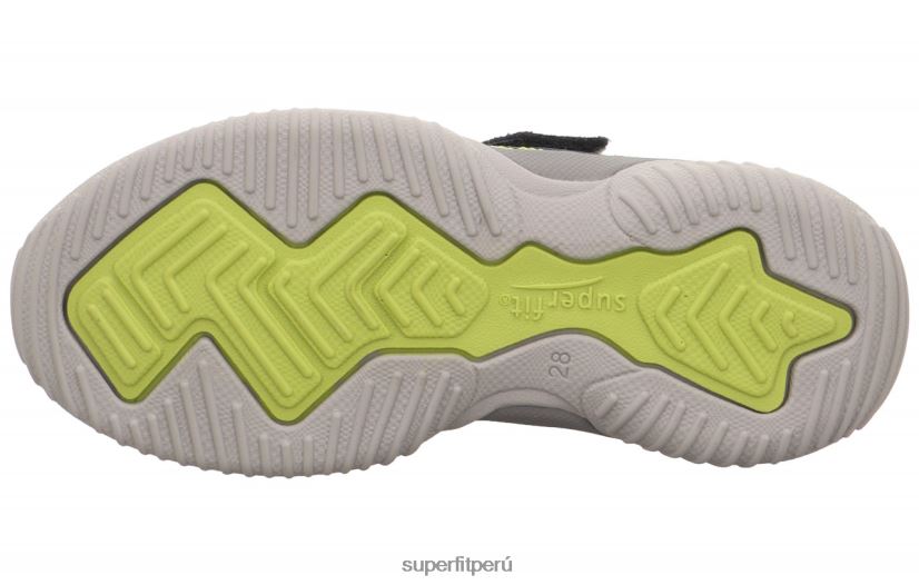 educación física Superfit niños pequeños storm - zapatillas bajas con cierre de velcro azul/verde claro V06L24796 zapatillas bajas