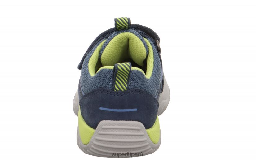 educación física Superfit niños pequeños storm - zapatillas bajas con cierre de velcro azul/verde claro V06L24834 zapatillas bajas