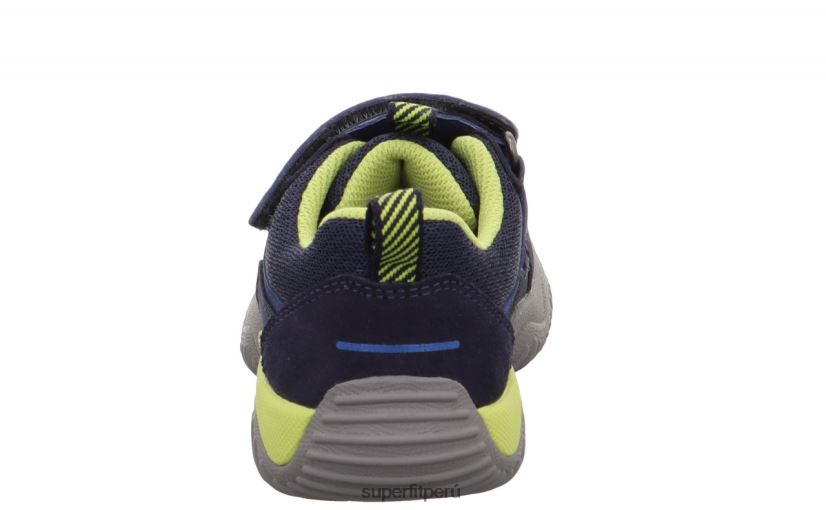 educación física Superfit niños pequeños storm - zapatillas bajas con cierre de velcro azul/verde claro V06L24858 zapatillas bajas