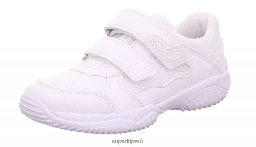 educación física Superfit niños pequeños storm - zapatillas bajas con cierre de velcro blanco V06L24811 zapatillas bajas