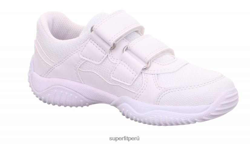 educación física Superfit niños pequeños storm - zapatillas bajas con cierre de velcro blanco V06L24811 zapatillas bajas