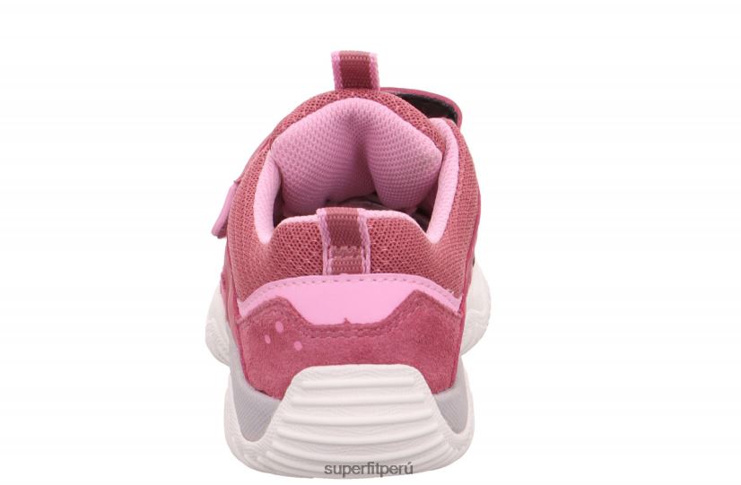 educación física Superfit niños pequeños storm - zapatillas bajas con cierre de velcro rosa V06L24802 zapatillas bajas
