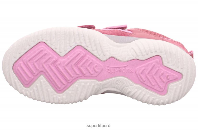 educación física Superfit niños pequeños storm - zapatillas bajas con cierre de velcro rosa V06L24802 zapatillas bajas