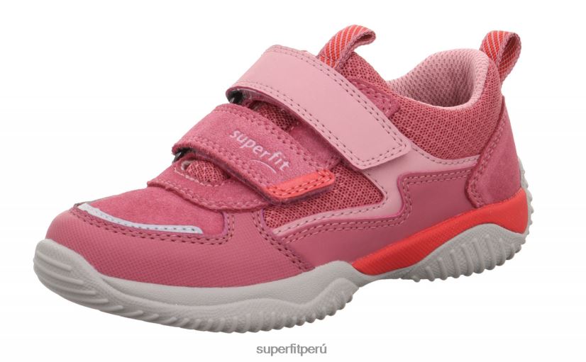 educación física Superfit niños pequeños storm - zapatillas bajas con cierre de velcro rosado rojo V06L24806 zapatillas bajas