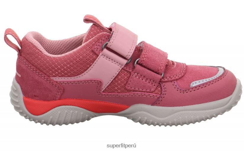 educación física Superfit niños pequeños storm - zapatillas bajas con cierre de velcro rosado rojo V06L24806 zapatillas bajas