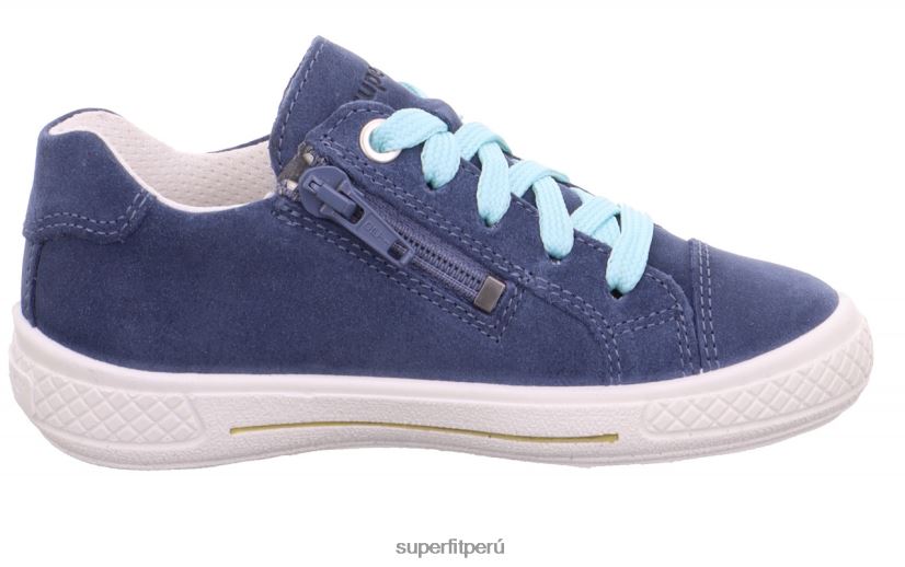educación física Superfit niños pequeños tensy - zapatillas bajas con cordones azul V06L24803 zapatillas bajas