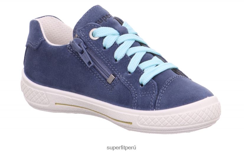 educación física Superfit niños pequeños tensy - zapatillas bajas con cordones azul V06L24803 zapatillas bajas